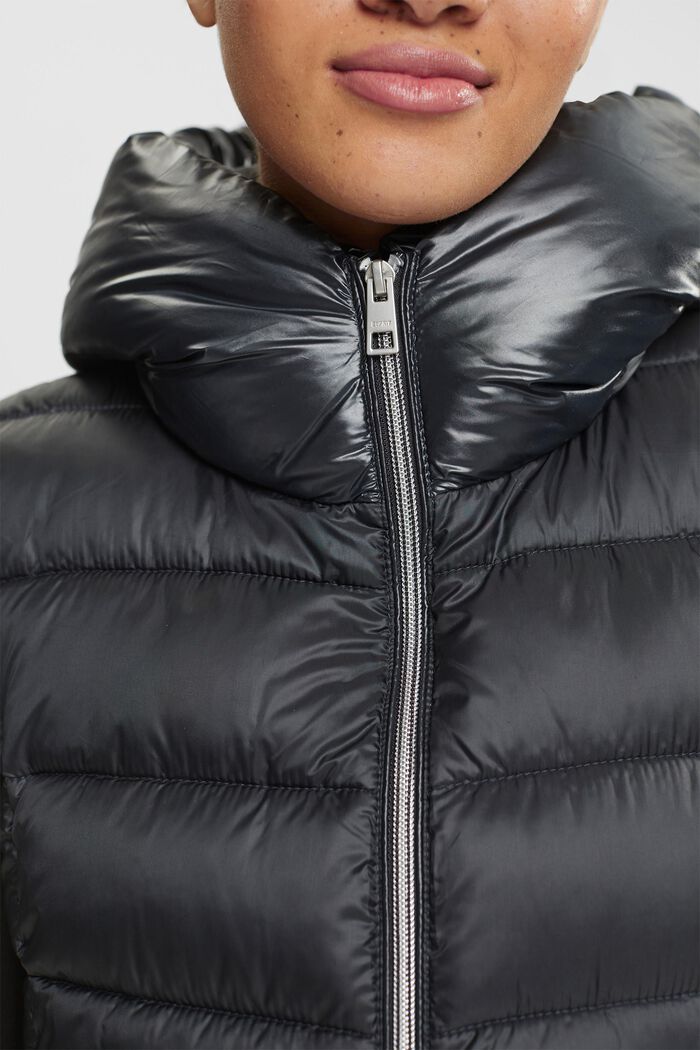 Long quilted body warmer with 3M™ Thinsulate™, BLACK, detail image number 2