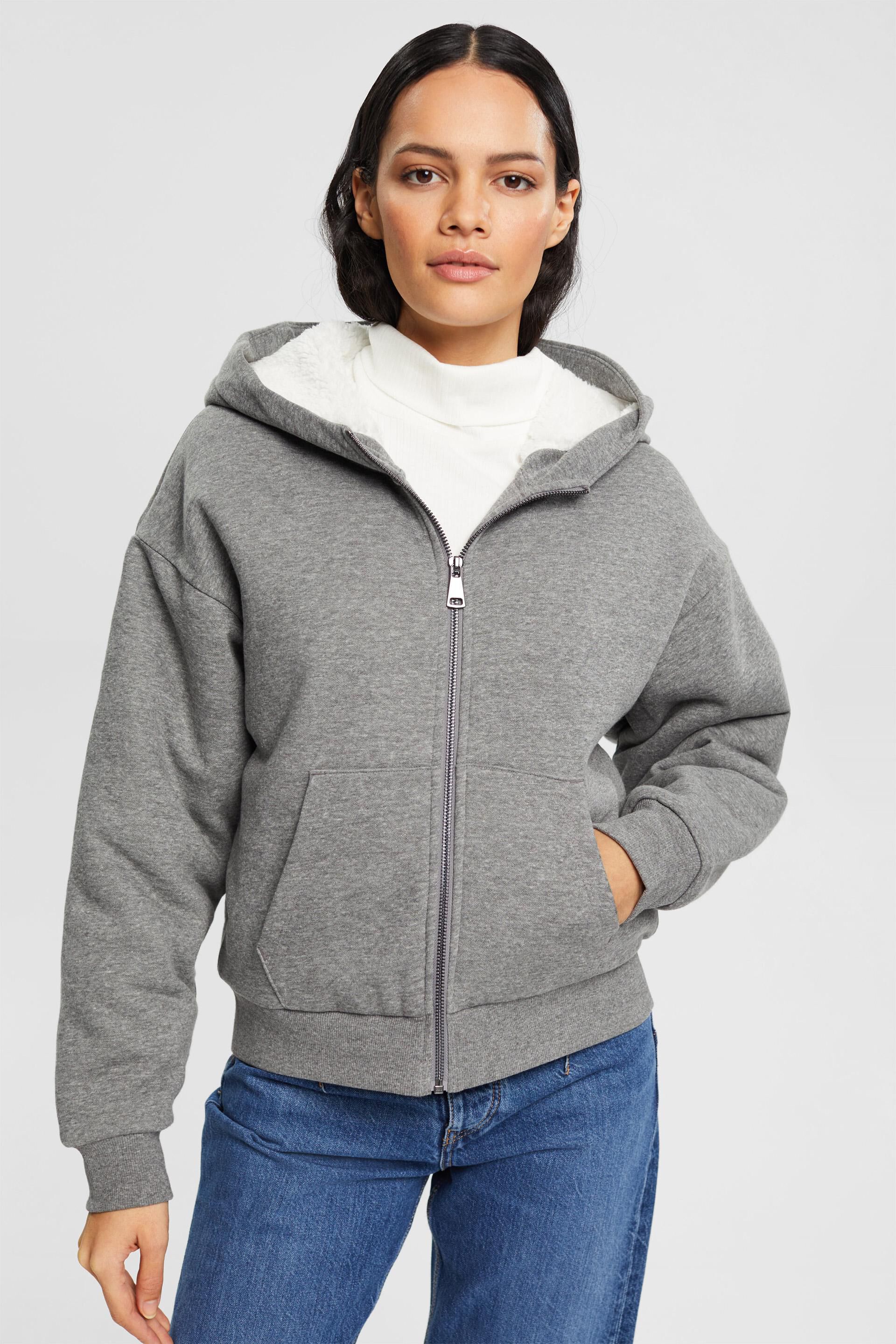 BUKINIE Womens Sherpa Pullover Fuzzy Fleece Hoodies Sweatshirt Oversized Pockets Hooded Plush Sweater Jumper Outwear 