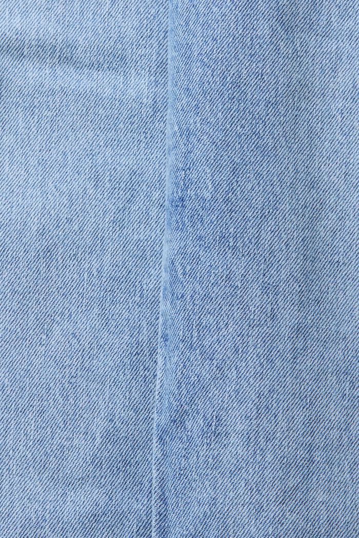 Boyfriend jeans with a destroyed finish, BLUE MEDIUM WASHED, detail image number 4