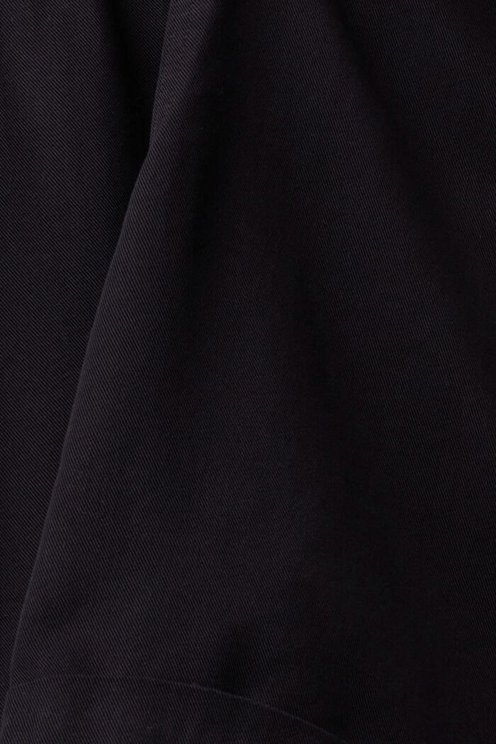 Tie Waist TENCEL™ Shorts, BLACK, detail image number 6