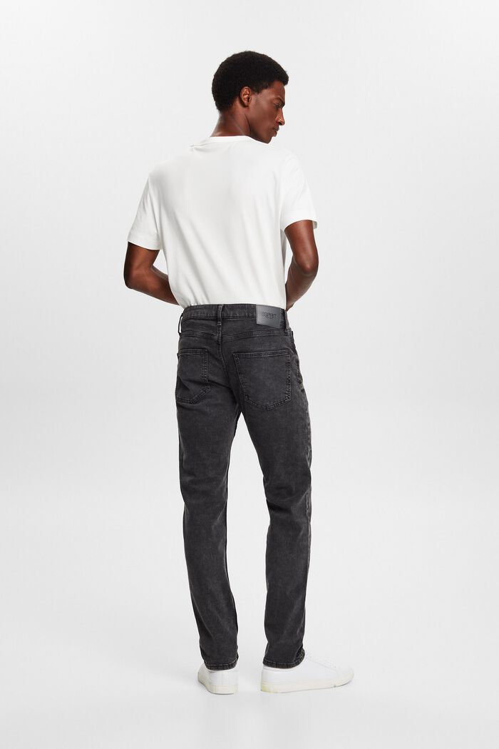Slim Mid-Rise Jeans, BLACK MEDIUM WASHED, detail image number 3
