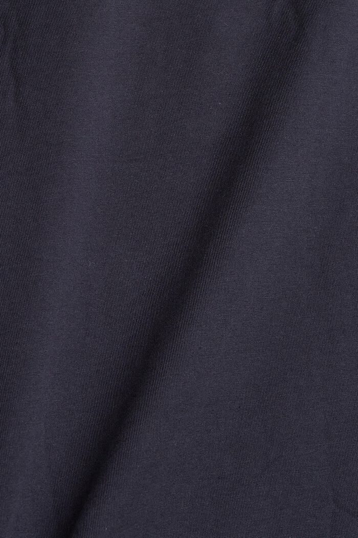 Cotton-jersey long sleeve top, NAVY, detail image number 4