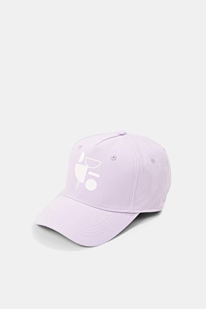 Baseball cap with a print, LILAC, detail image number 0