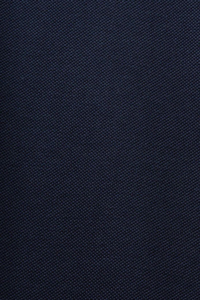 Pima Cotton Piqué Polo Shirt, NAVY, detail image number 5