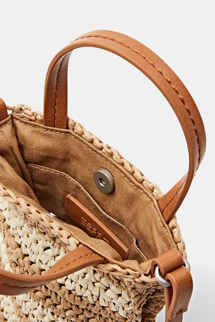 Mini Crochet Shoulder Bag, CAMEL, detail image number 1