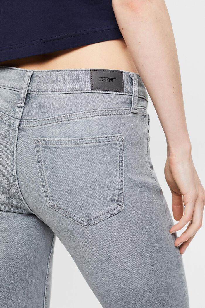 Mid-Rise Slim Jeans, GREY LIGHT WASHED, detail image number 2