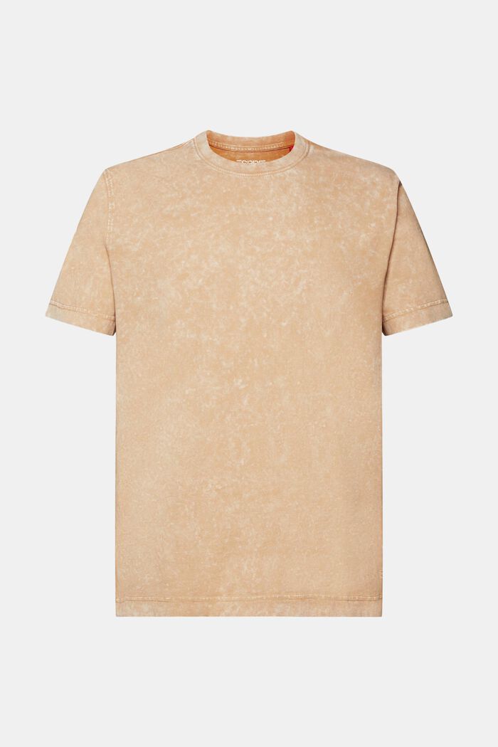 Stone washed T-shirt, 100% cotton, BEIGE, detail image number 5
