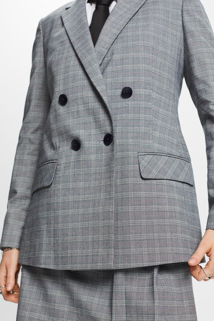 Mix & Match: Prince of Wales checked blazer, PETROL BLUE, detail image number 2