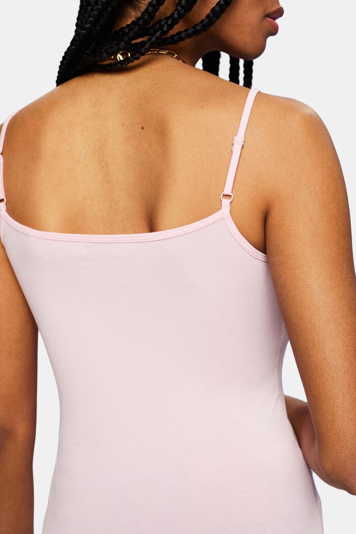 Jersey Camisole, PASTEL PINK, detail image number 3