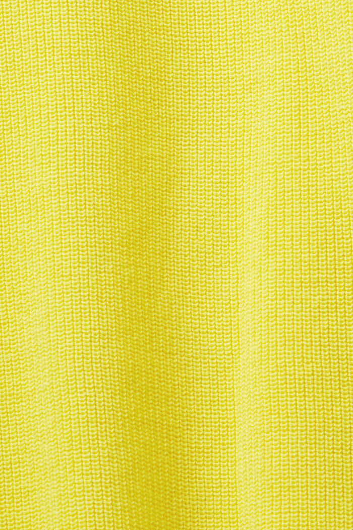 Batwing jumper, 100% cotton, LIGHT YELLOW, detail image number 5