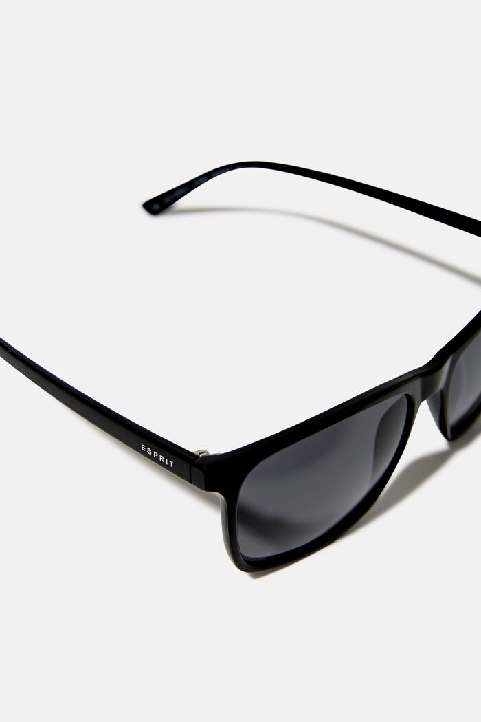 Lightweight acetate sunglasses, BLACK, detail image number 1