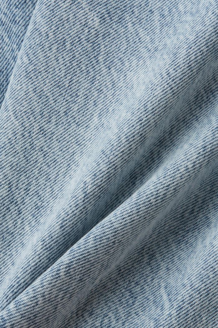 Jeans mini skirt, TENCEL™, BLUE BLEACHED, detail image number 5
