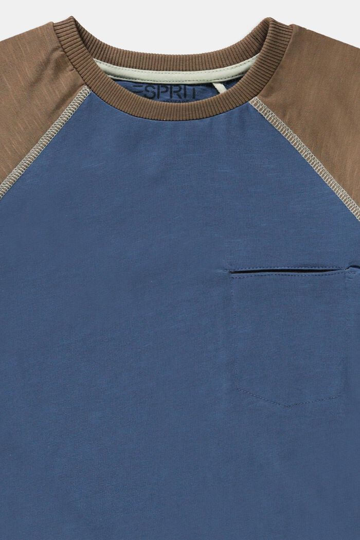 100% cotton T-shirt, GREY BLUE, detail image number 2