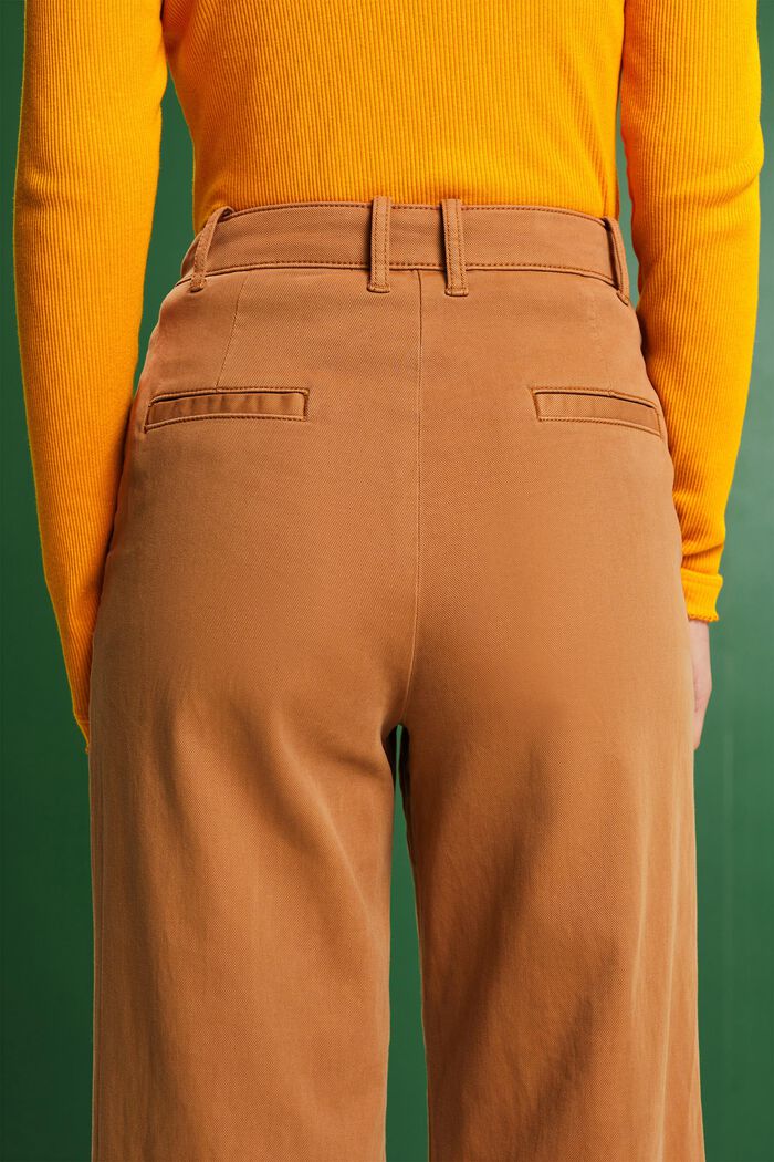 High-Rise Wide-Fit Chino, CARAMEL, detail image number 4