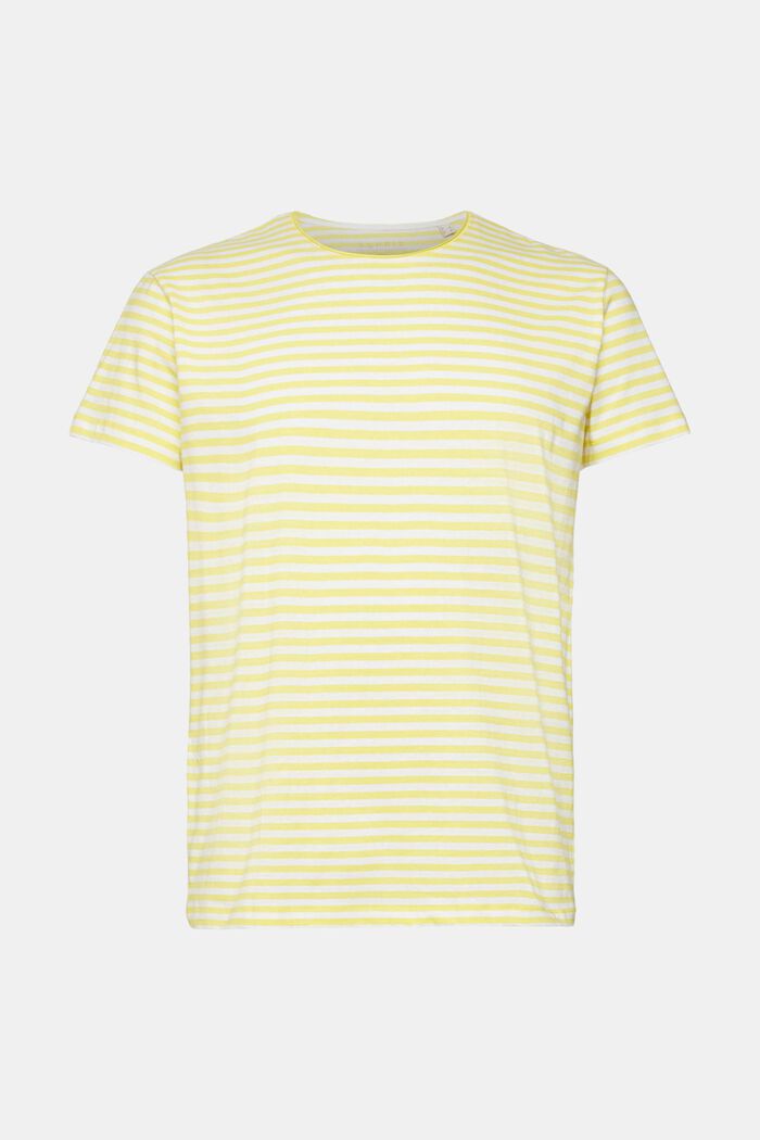 Striped jersey t-shirt, BRIGHT YELLOW, detail image number 6