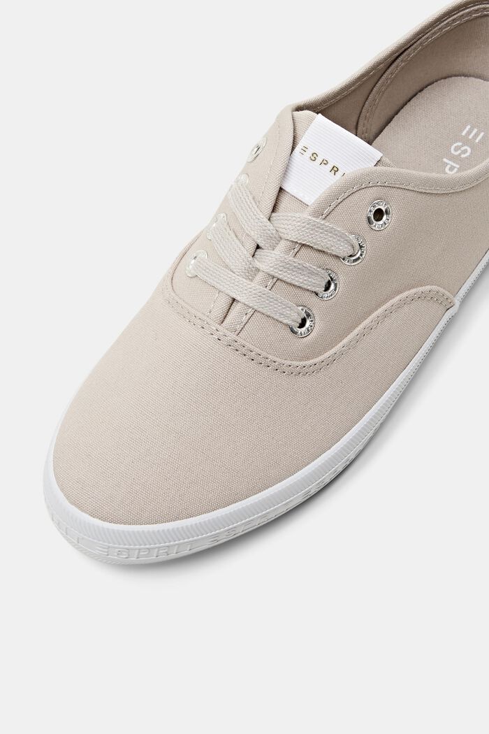 Canvas trainers, TAUPE, detail image number 3