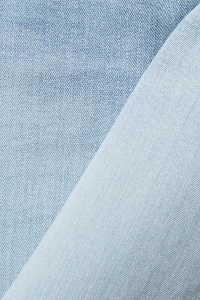 High-rise dad fit jeans, BLUE BLEACHED, detail image number 5