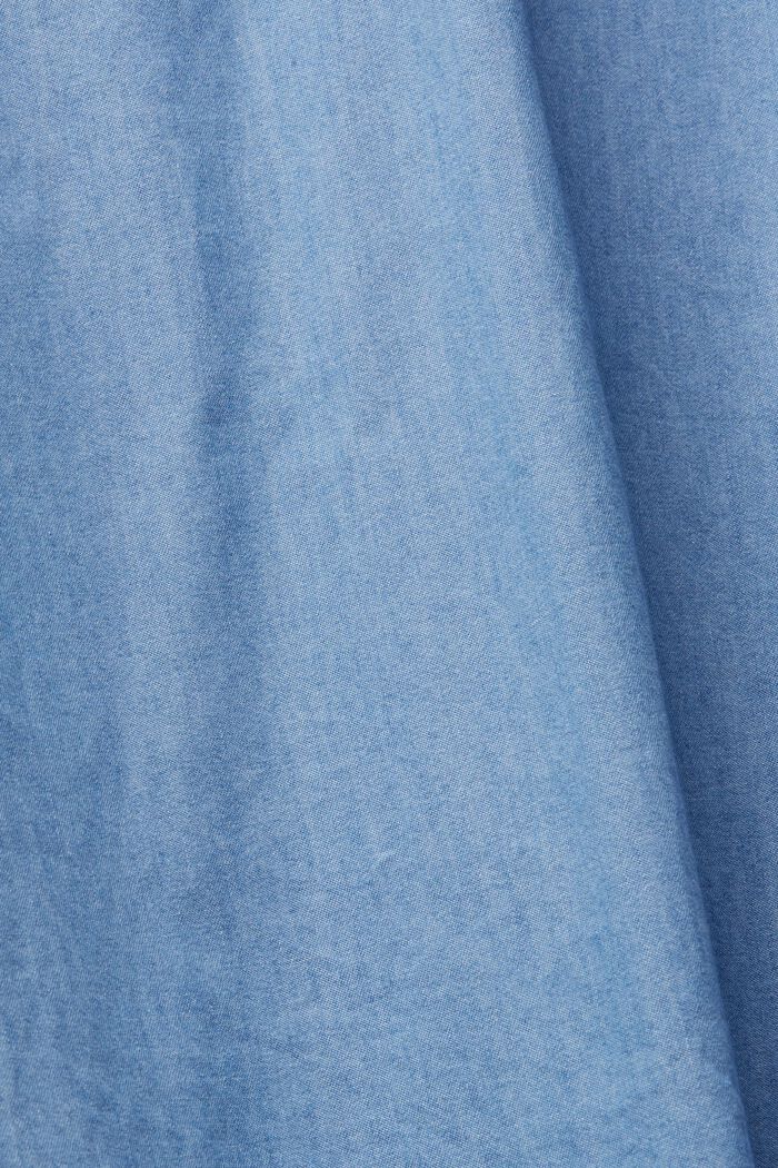 Denim-effect dress, BLUE MEDIUM WASHED, detail image number 4