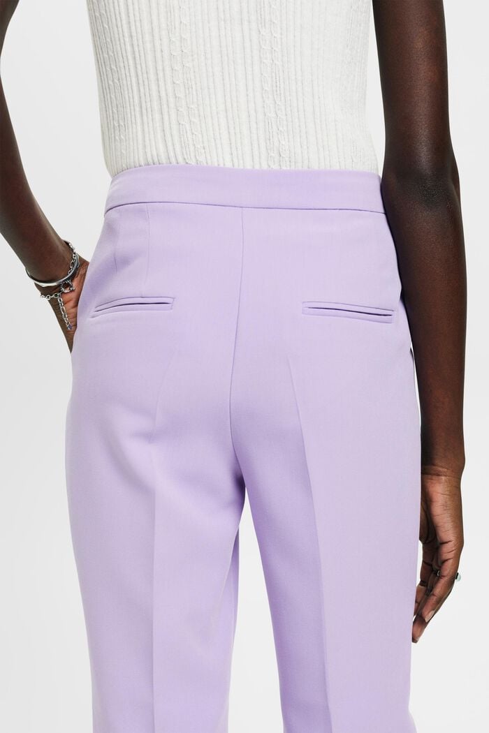 Cropped trousers with elasticated leg cuffs, LAVENDER, detail image number 2