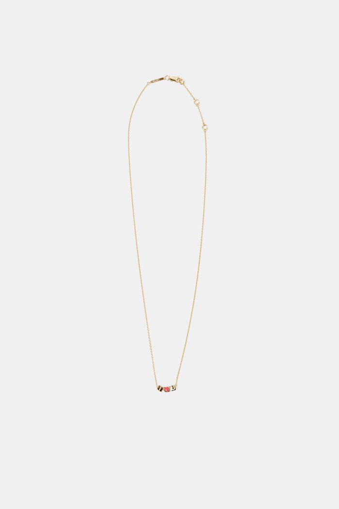 Love Slider Pendant Necklace, GOLD, detail image number 0