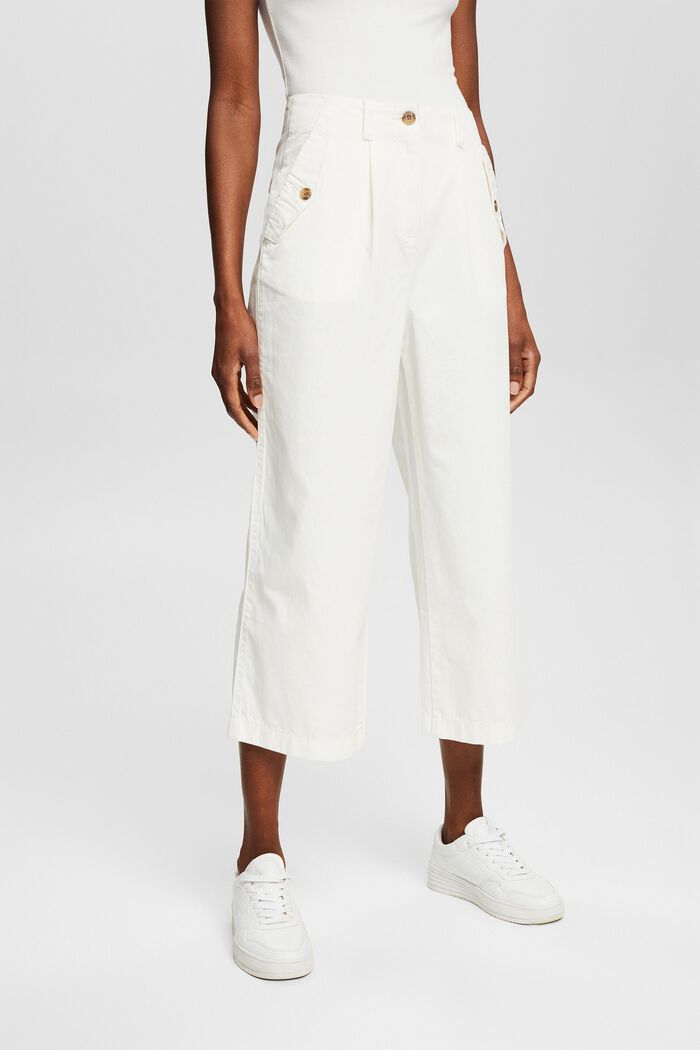 Culottes made of 100% Pima cotton, OFF WHITE, detail image number 0