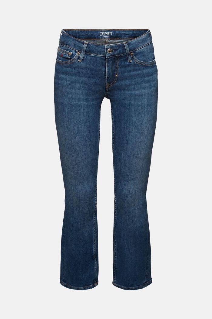 Low-Rise Cropped Bootcut Jeans, BLUE MEDIUM WASHED, detail image number 6