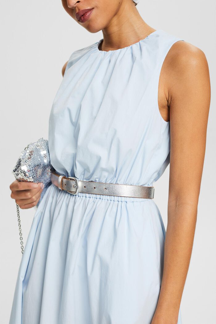 Sleeveless Midi Dress, LIGHT BLUE, detail image number 2