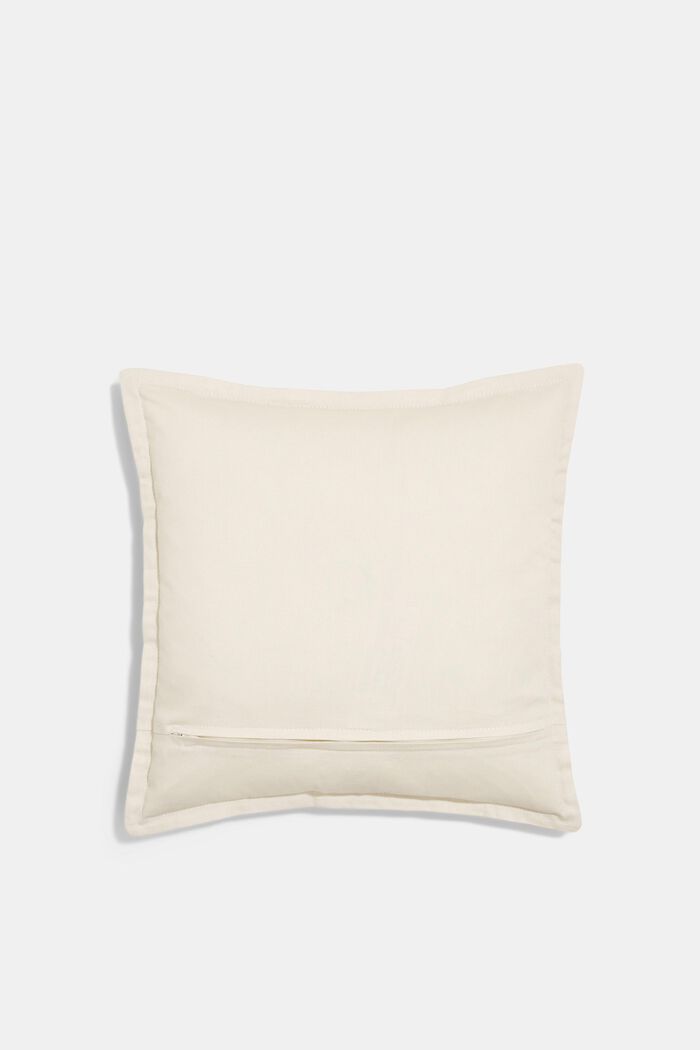 Bi-colour cushion cover made of 100% cotton, RUSTRED, detail image number 2
