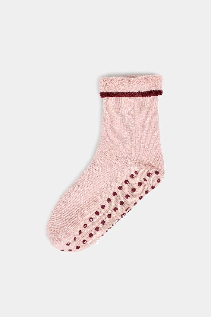 Soft stopper socks, wool blend, ENGLISH ROSE, detail image number 0