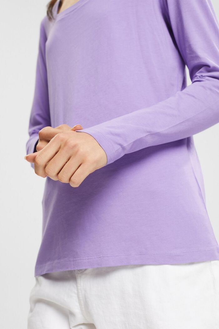 Long sleeve top, LILAC, detail image number 0