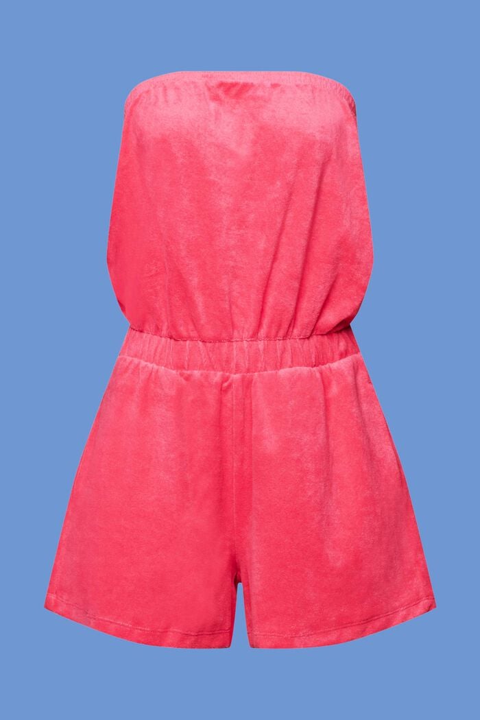 Recycled: terry beach jumpsuit, PINK FUCHSIA, detail image number 5