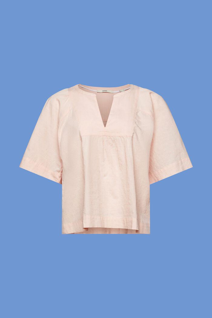 Plumetis cotton blouse, PASTEL PINK, detail image number 6