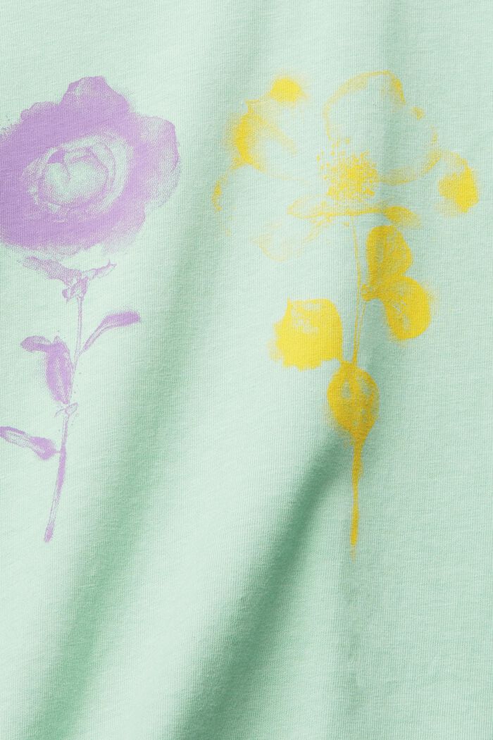 T-shirt with print, PASTEL GREEN, detail image number 1