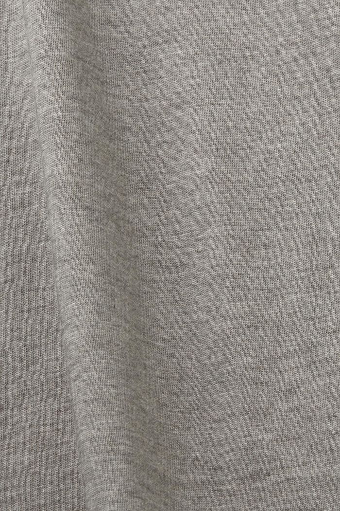Pima Cotton Polo Shirt, GUNMETAL, detail image number 4