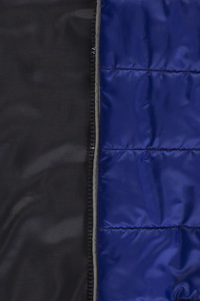 Padded quilted jacket with a hood, BRIGHT BLUE, detail image number 2