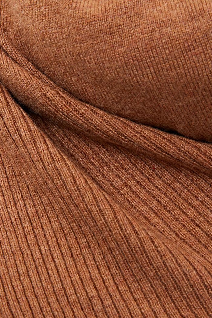 Knit Scarf, LENZING™ ECOVERO™, CARAMEL, detail image number 1