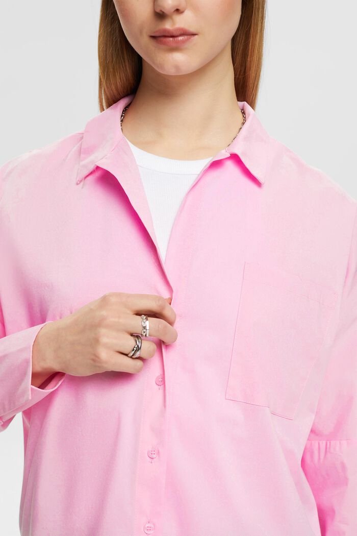 Poplin blouse, LIGHT PINK, detail image number 2