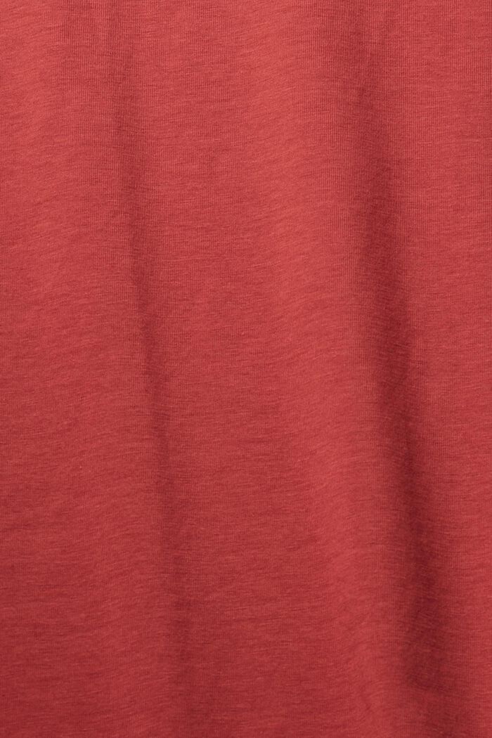 Roll Neck Long Sleeve Top, TERRACOTTA, detail image number 1