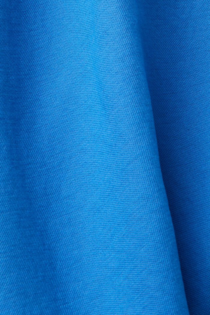 Midi skirt with an elasticated waistband, BRIGHT BLUE, detail image number 6