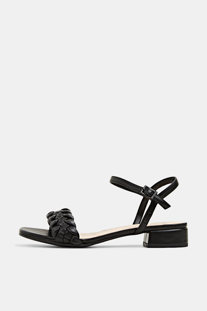 Sandals with braided straps