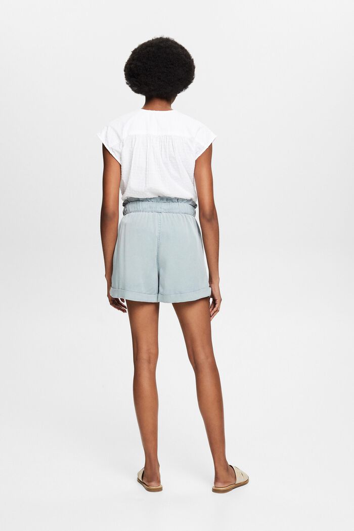 Twill Pull-On Shorts, LIGHT BLUE, detail image number 2