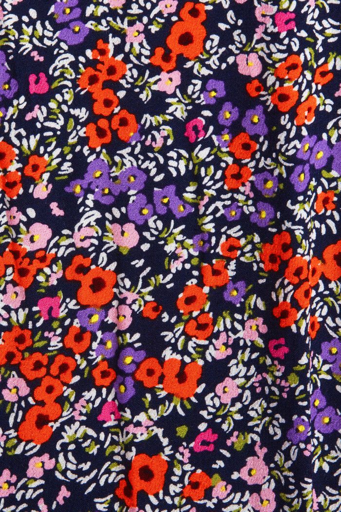 Midi dress with all-over floral print, NAVY, detail image number 5