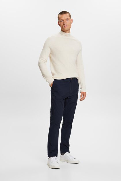 Chino trousers, stretch cotton