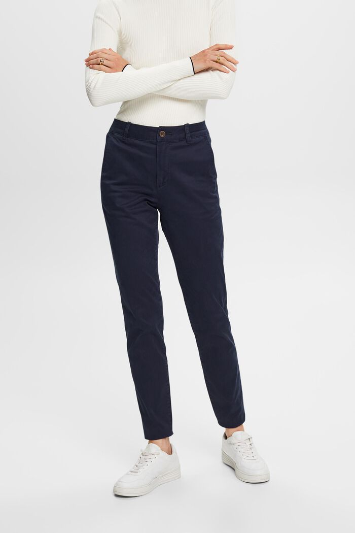 Basic chino trousers, NAVY, detail image number 0