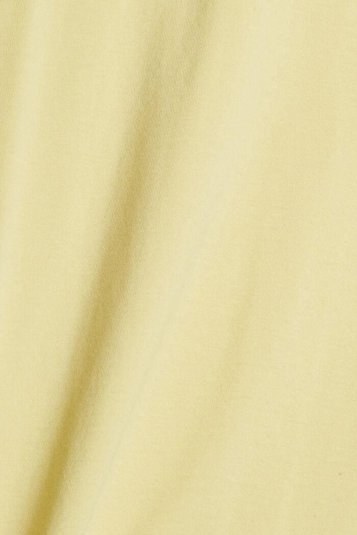 Cotton jersey T-shirt, YELLOW, detail image number 4