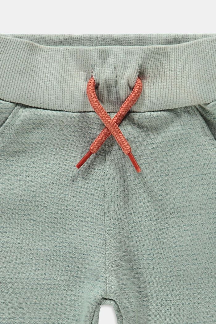 Tracksuit bottoms with polka dots, LIGHT AQUA GREEN, detail image number 2