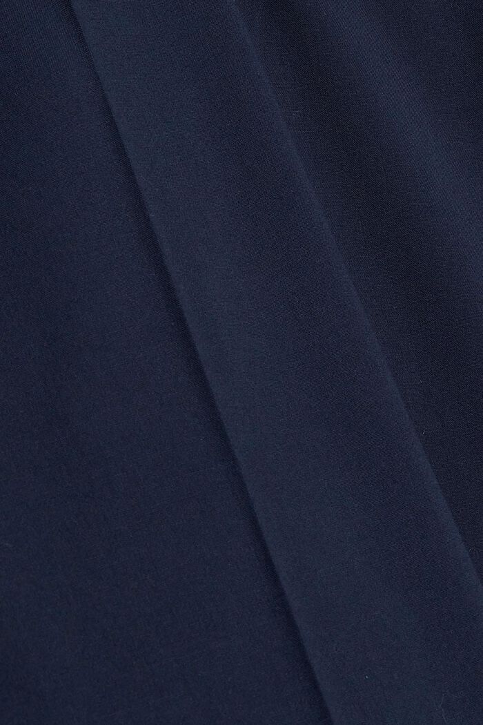 Mid-rise cropped trousers, NAVY, detail image number 1