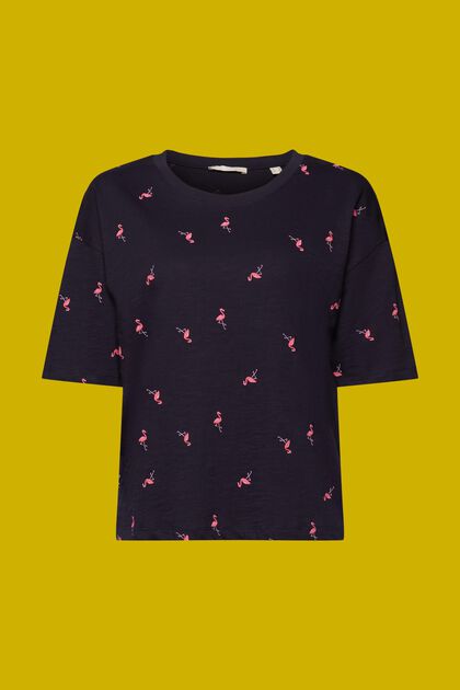 T-shirt with all-over print, 100% cotton