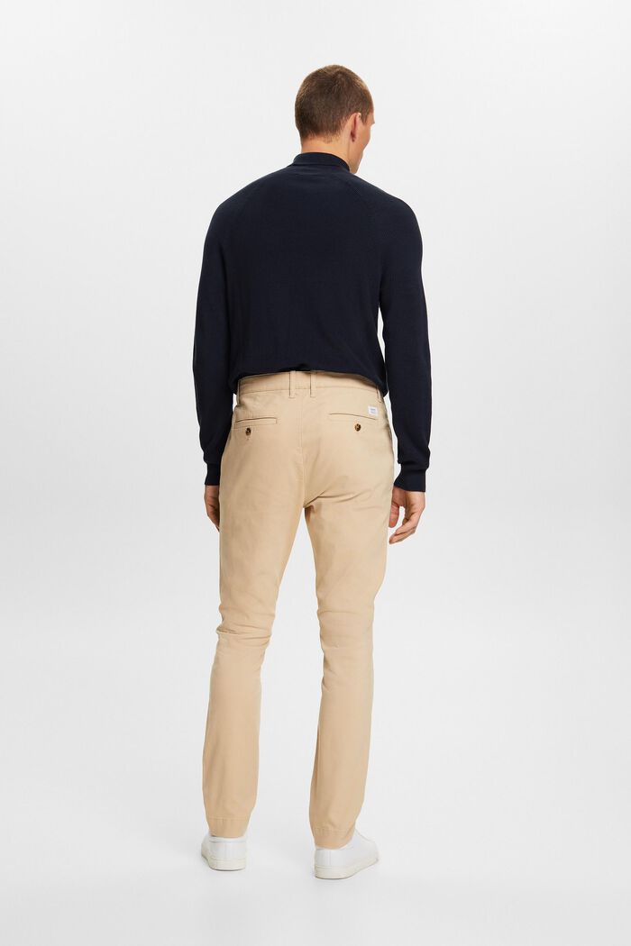 Chino trousers, stretch cotton, SAND, detail image number 4