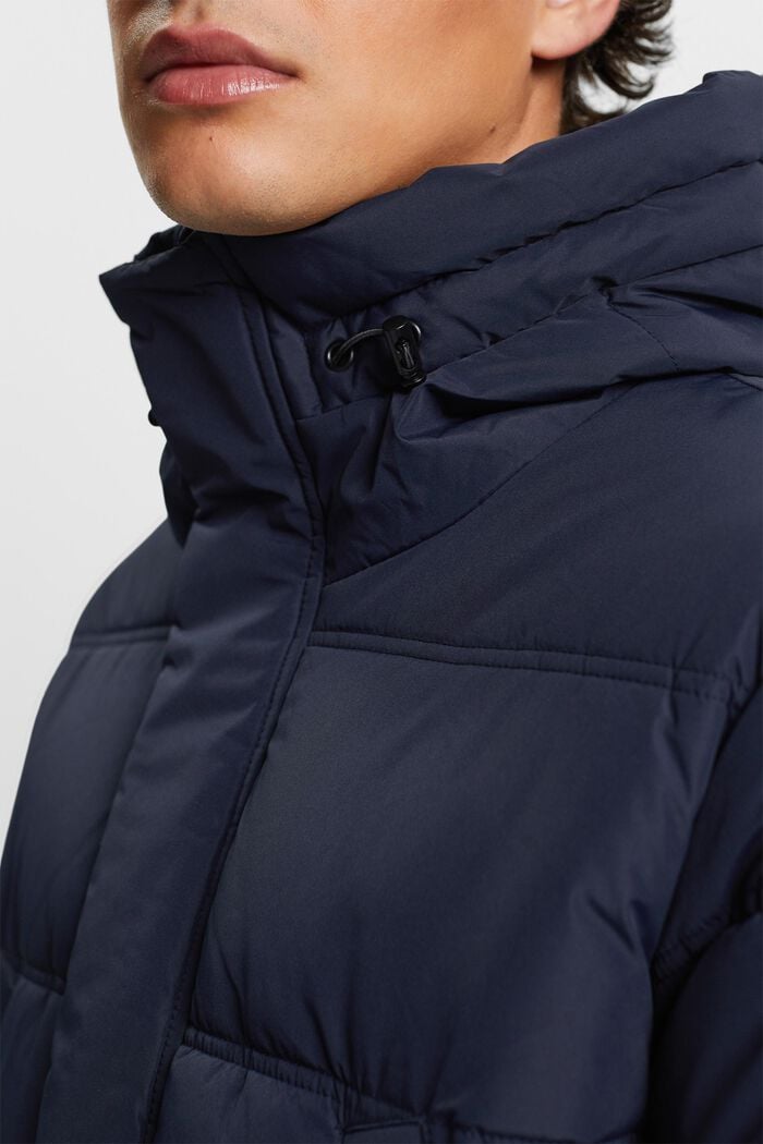 Quilted Puffer Jacket, NAVY, detail image number 1